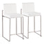 Fuji - Contemporary High Back Counter Stool, Functional Design
