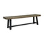 Cloud - Outdoor Bench With Acacia Wood Frame And Slat Panel Design