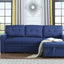 Upholstered Pull Out Sectional Sofa With Chaise