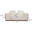Chita - Modular Sectional Sofa 2 Seater With Larger Seats - Beige