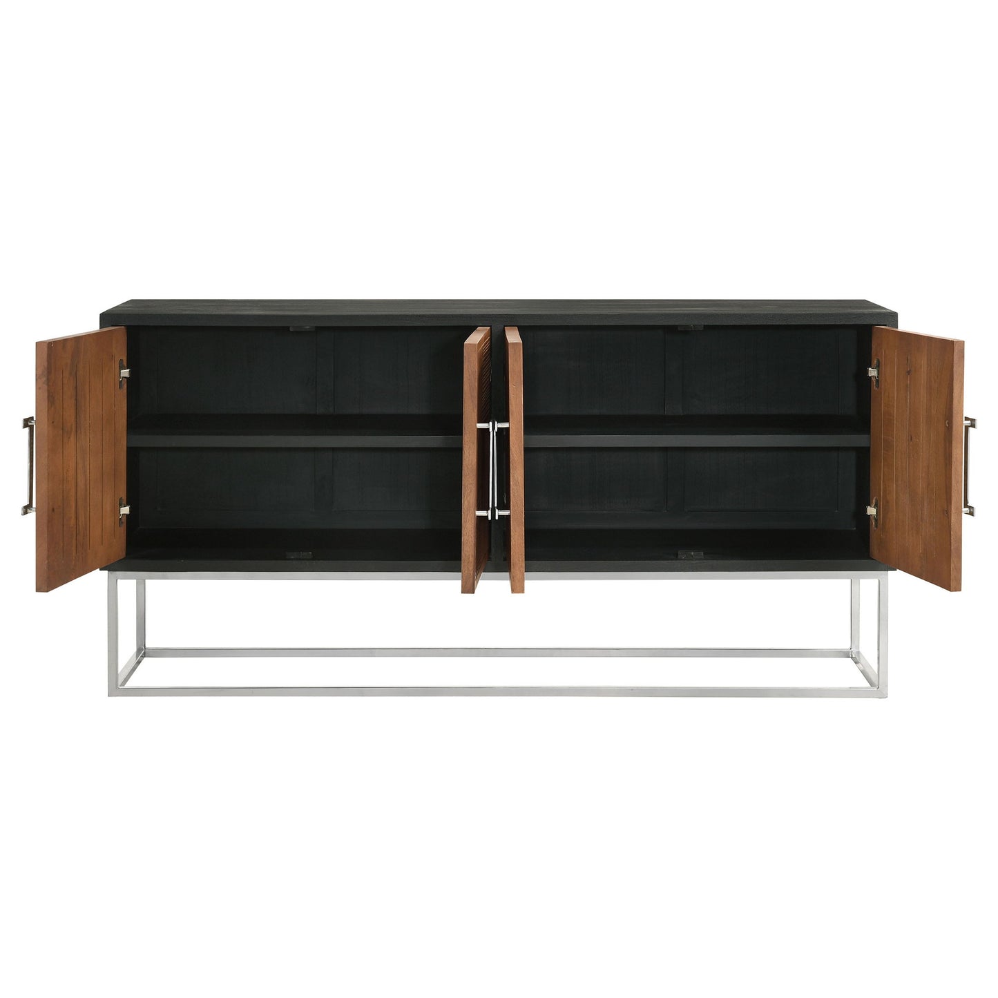 Washoe - 4 Door Accent Cabinet - Walnut