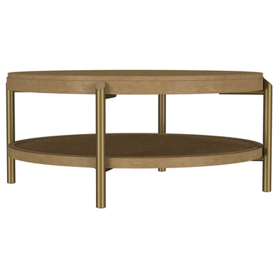 Benson - Round Table With Storage Shelf