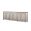 Colette - 6 Door Cabinet Sideboard - Brown