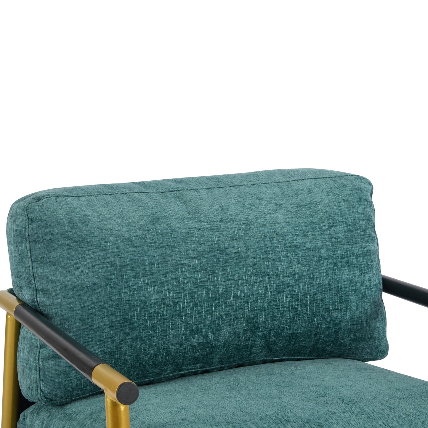 Modern Accent Chair With Cushions, Cozy Seating