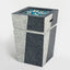 Propane, Gas 50000 Btu Square Fire Pit Table For Outside - Light Gray Blue