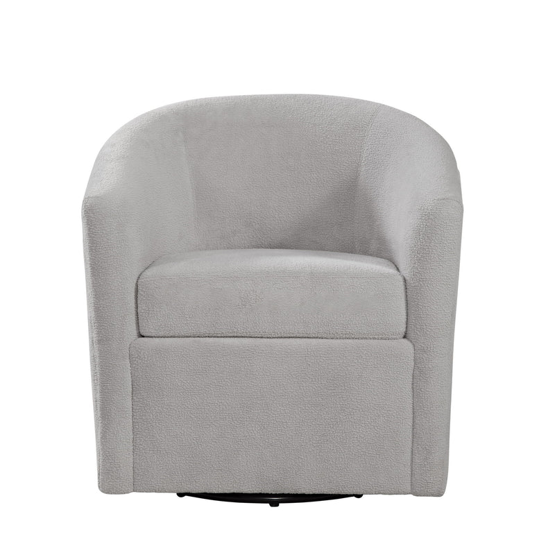 Oaklynn - Barrel Style Swivel Accent Chair