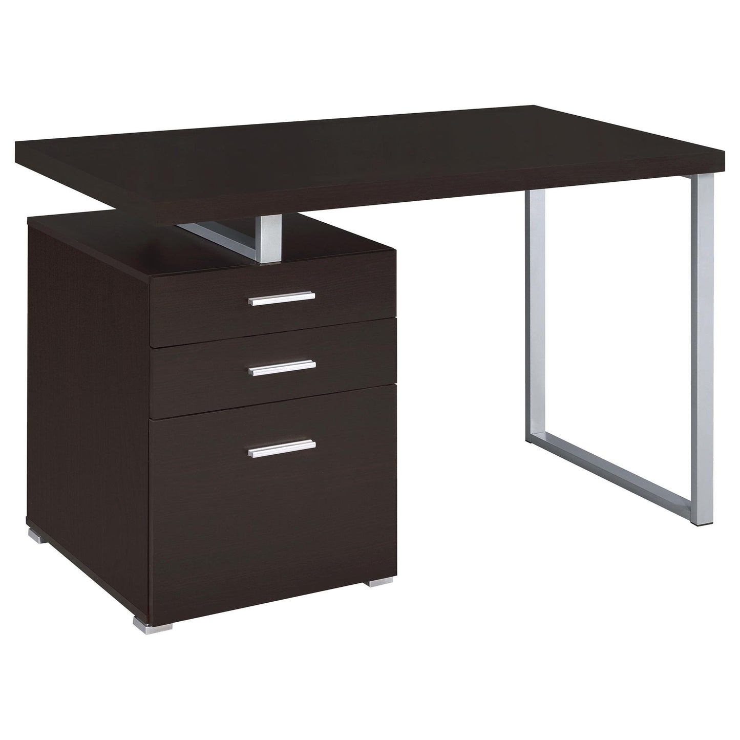 3 Drawer Reversible Office Desk