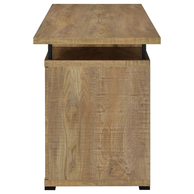 Swan - 2 Drawer Computer Desk - Mango Color