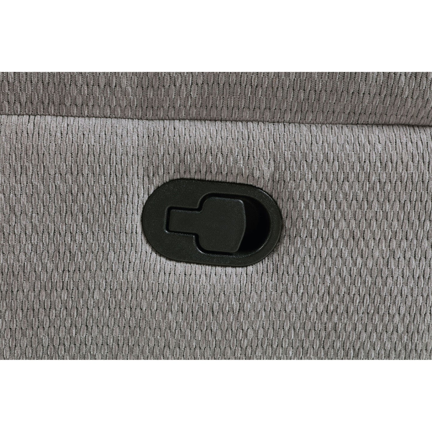 Sebring - Upholstered Manual Reclining Loveseat With Center Storage Console - Gray