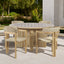 Sedona - Wood And Wicker Patio Dining Chair (Set of 2) - Natural / Brown
