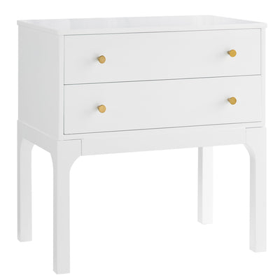Alonso - 2 Drawer Nightstand - White