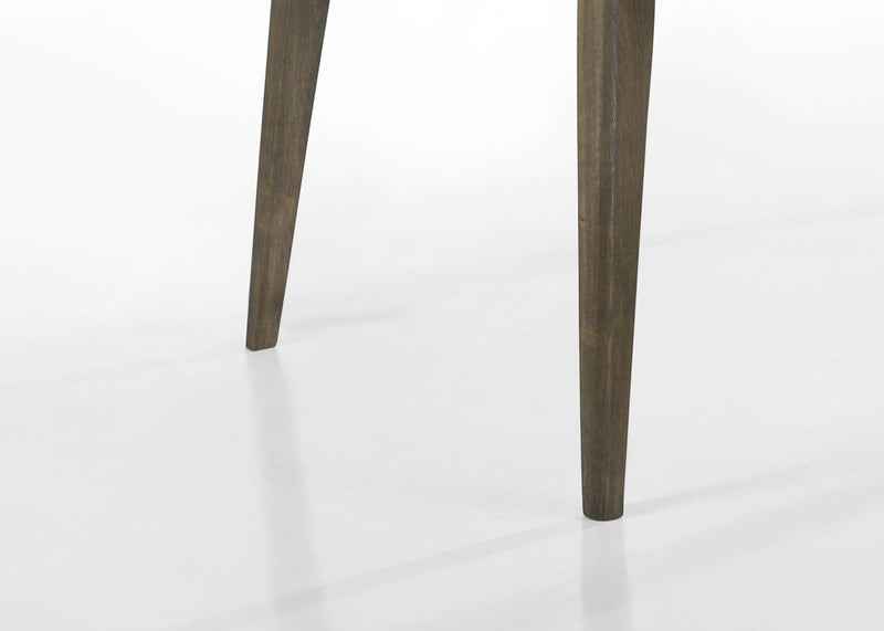 Bistró - Mesa de comedor con sillas de tela en tono neutro
