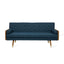 Aidan - Mid Century Modern Tufted Fabric Sofa