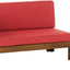 Brava - X Back Corner Bench With Coffee Table