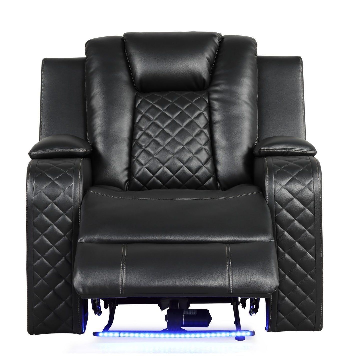 Benz - LED & Power Recliner With Adjustable Headrests And Ambient LED Lighting