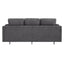 3 Seater Sofa With Dual Layer Seat Cushions