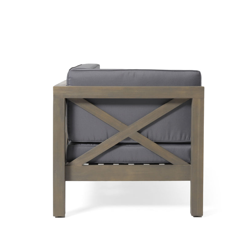 Brava - X Back Corner Bench