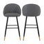 Oliver - Vegan Leather Bar Chair (Set of 2)