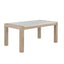 Vanilla - Real Marble Dining Table - Beige / Light Natural