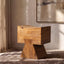 Nico - Stool Ottoman - Brown