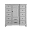 22 Drawer Master Chest With Cabinet - Gray