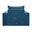 Upholstered Accent Chair With Wide Armrests And Ergonomic Back Support