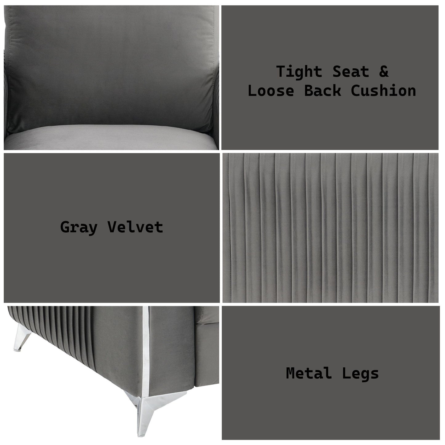 Wenona - Modern Loveseat