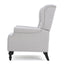 Armchair Recliner With Pushback Mechanism And Wingback Design