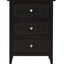 Daniel - 3 Drawer Nightstand