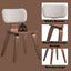 Casson - Boucle 7 Walnut Side Chair (Set of 2) - White / Walnut