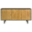 Madrid - 3 Door Accent Cabinet Doors - Natural / Black