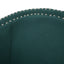 Modern Upholstered Swivel Club Chair With Nailhead Trim
