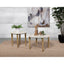 Leska - Round Coffee Table - White