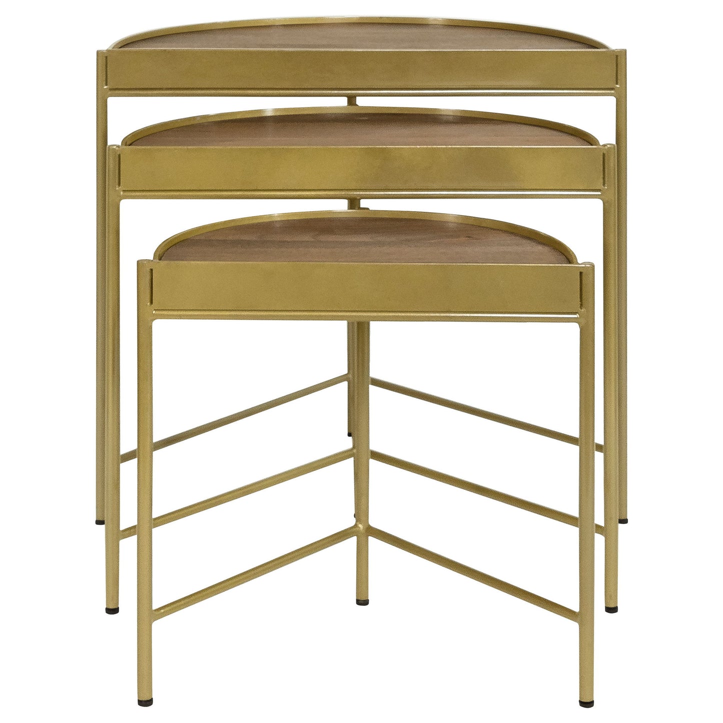 Darlene - 3 Piece Nesting Table Set - Brown