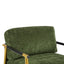 Modern Accent Chair With Cushions, Cozy Seating