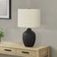 Lighting, Table Lamp, Ceramic, Transitional - Black / Cream