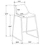 Claire - Canvas Upholstered Counter Chair (Set of 2) - Blue