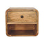 Mini Floating Open Bedside - Oak