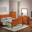 Louis Phillipe - Panel Sleigh Bed