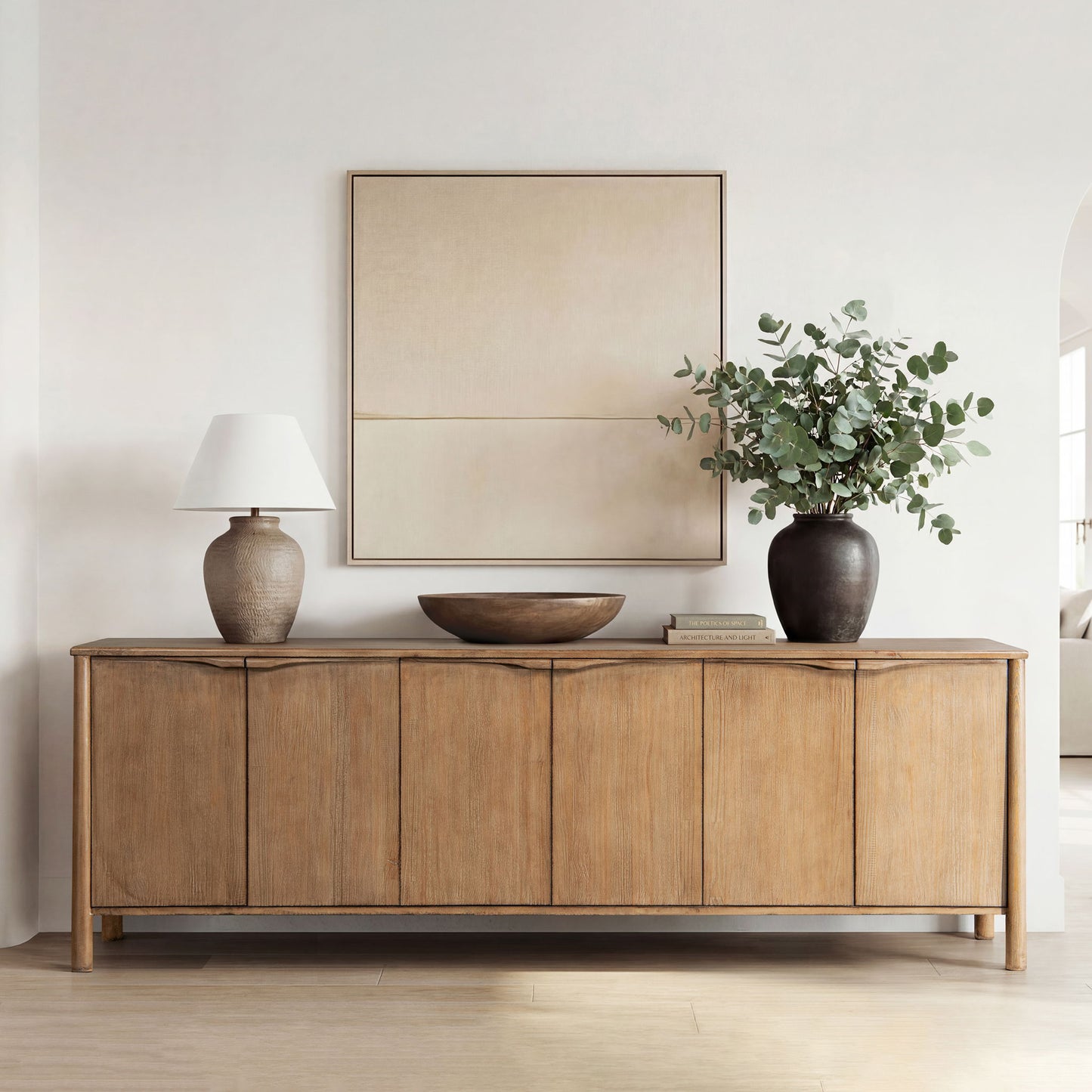 Nolan - 6 Door Sideboard - Brown