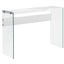 Accent Console Table For Entryway, Glossy Spacious Surface