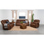 Worthington - Padded Arm Accent Chair - Dark Brown