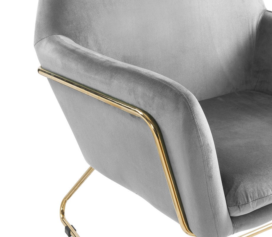 Keira - Accent Chair With Metal Base