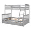 Bunk Bed With Ladders And 2 Storage Drawers