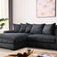 Luxe - Oversized 2 Piece Sectional Couches For Living Room, L Shaped Sofa With Chaise