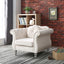 Chic Transitional Flared Arm Chair
