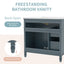 Bathroom Vanity With Sink, Freestanding Cabinet & Drawers