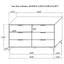 Karena - Rectangular 6 Drawer Dresser - White