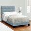 Bed, Upholstered, Frame Only, Transitional