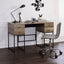 Desirre - Wirting Desk With USB Port - Oak